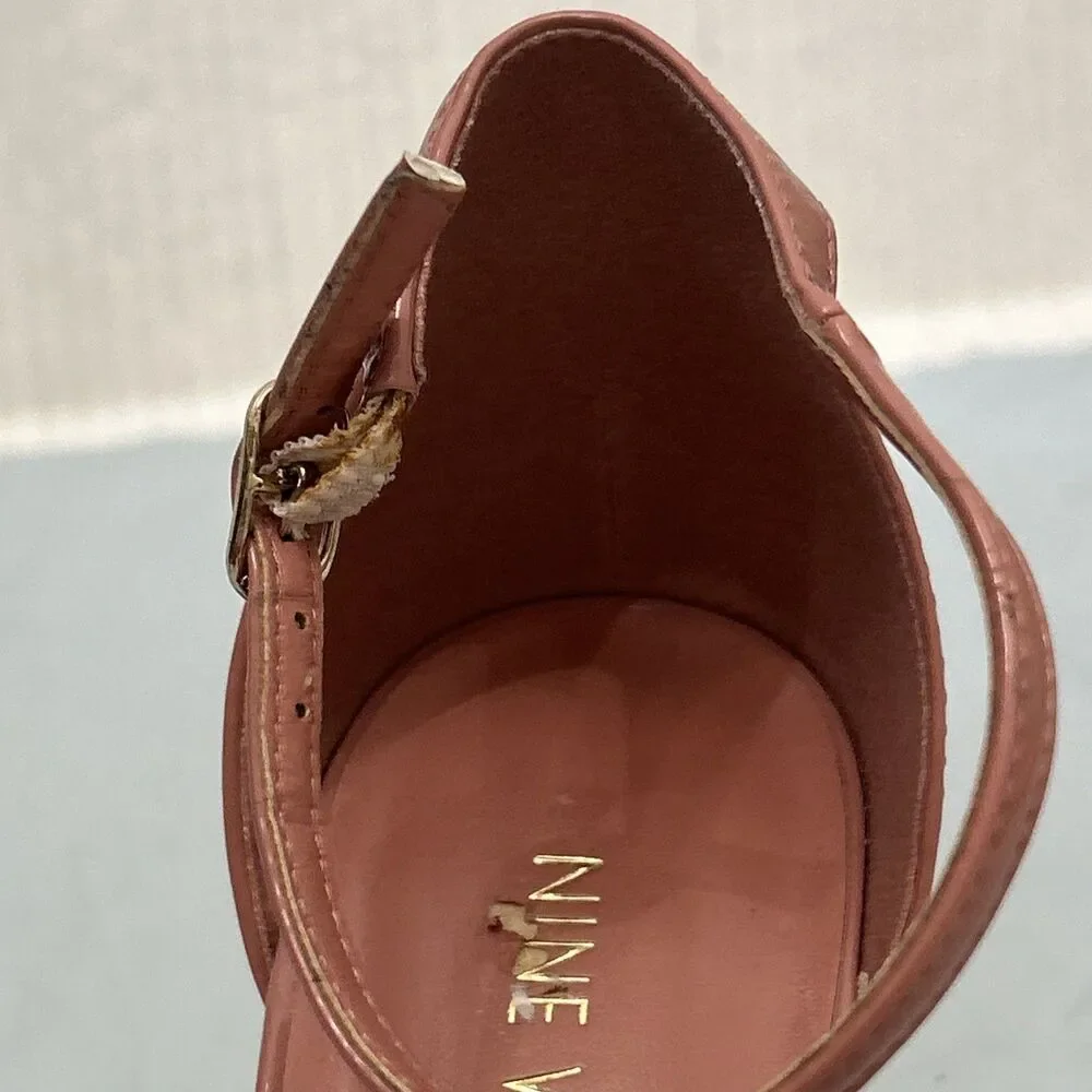 Nine West Dark Blush Pointy Toe Sz 10 M